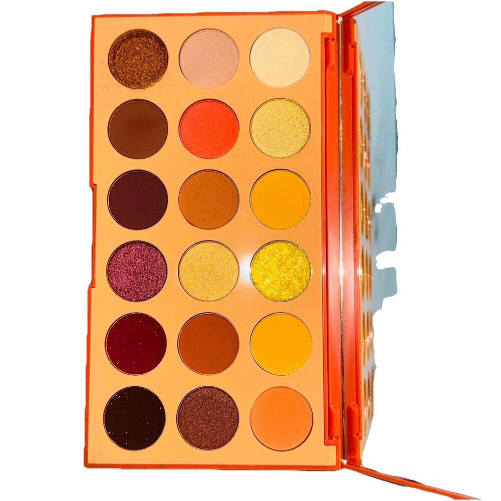 NEW MORPHE Eyeshadow PALETTE 18S Sunset Beats Warm Matte Shimmer Sparkle Golden